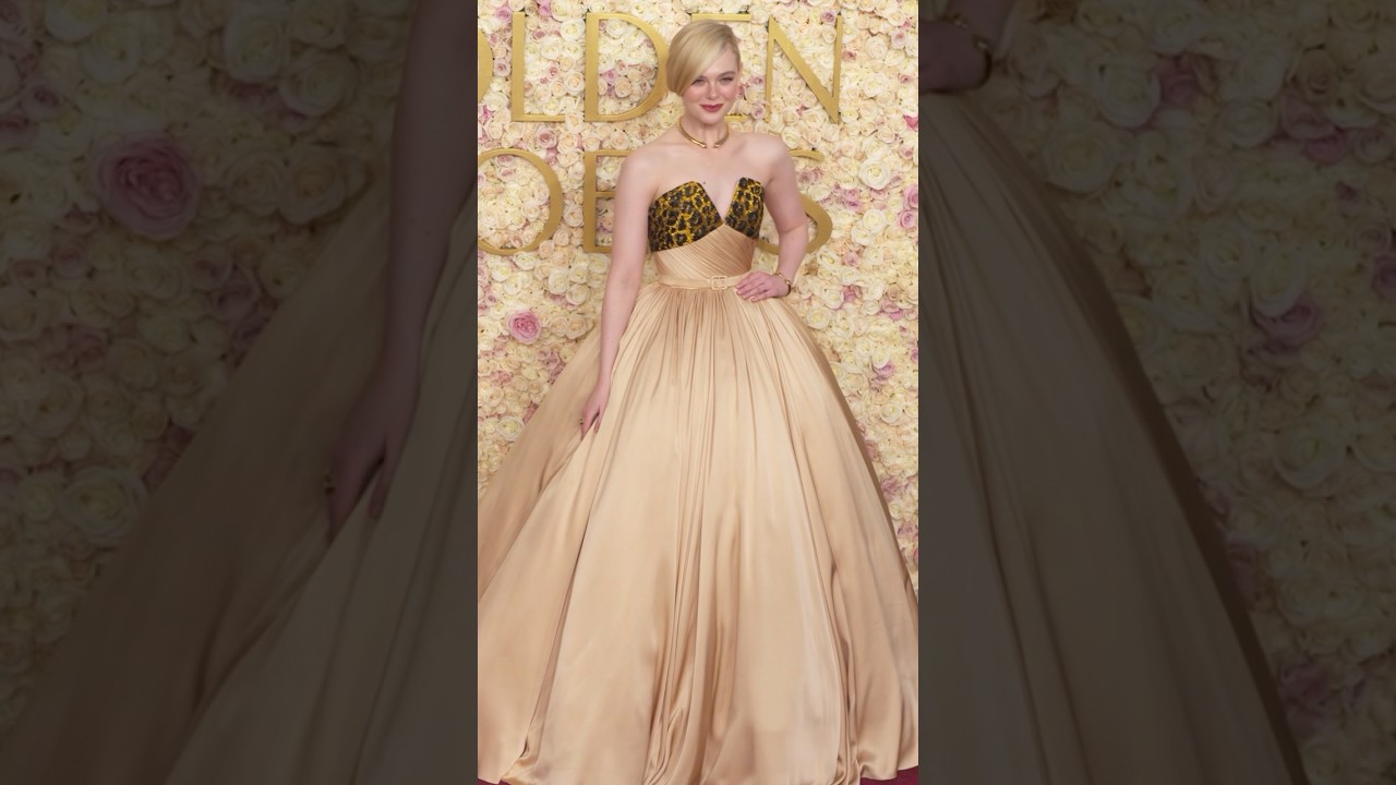 elle fanning dress golden globes 2025 Elle Fanning Shines at the Golden Globes 2025