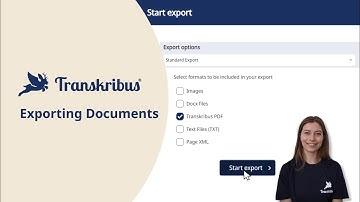 Exporting documents from Transkribus
