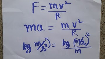 centripetal force si unit and dimensional formula