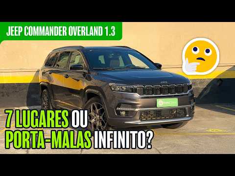 MAIS ESPAÇOSO E MAIS FRACO... VALE A PENA? - Avaliação Jeep Commander Overland 1.3