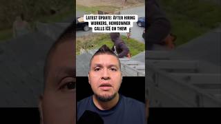 6 migrants roofers detained by ICE. Homeowner tipped off ICE #ice #arrest #roofers #crime #migrants