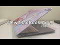 macbook air 2020 unboxing for university 🏫 📚 +accessories