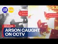 Masked gang set barbershop on fire | 9 News Australia