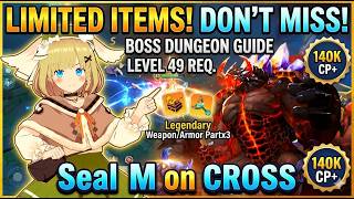 Don't Miss These Limited Items! Seal M on CROSS Boss Dungeon Guide (Level 49) screenshot 5