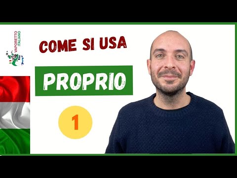 L&rsquo;uso di PROPRIO in italiano | Video #1: PROPRIO come aggettivo possessivo