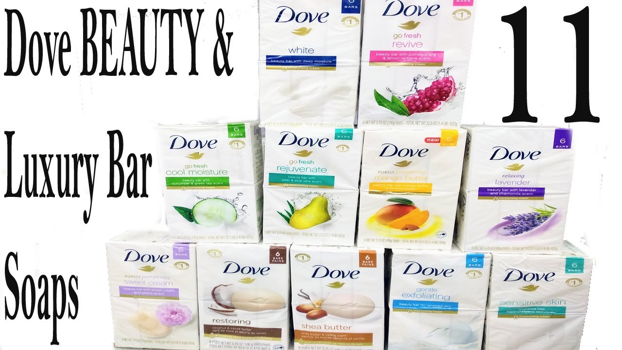 Dove Soaps 11 Variants Beauty Soap, Sensitive Care, Refreshing Soap