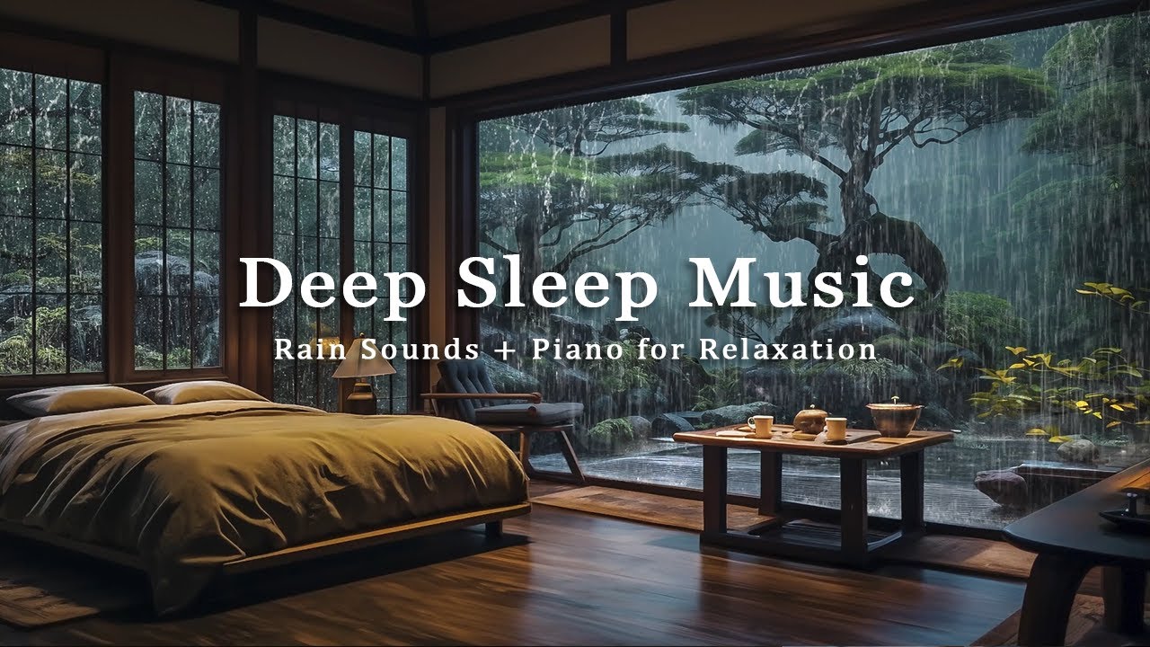 Relaxing Sleep Music for Deep Sleeping - Stress Relief - Rain Sounds ...