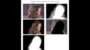 Bayesian | α-matting | python implementation