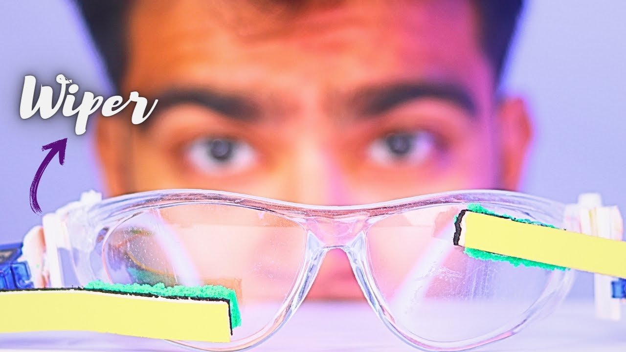 I built a WIPER for my Eyeglasses YouTube