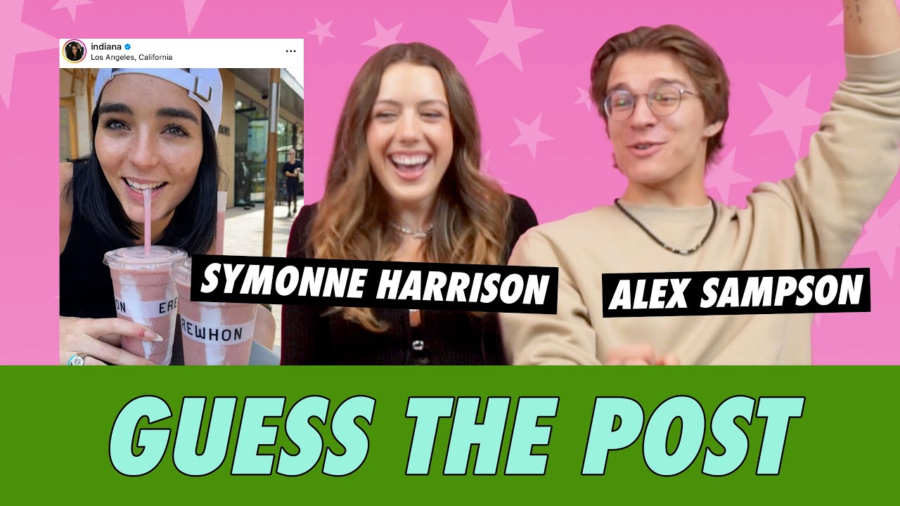 Symonne Harrison vs. Alex Sampson Guess The Post YouTube