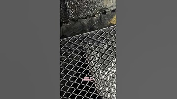 Daily update, expanded metal mesh making #expandedmetal #expandedmesh #satisfying #shorts