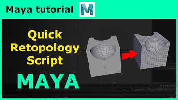 Maya tips & tricks - Quick Retopology Script