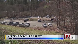Man charged with indecent exposure in Raleigh