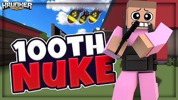 My 100th Krunker.io Nuke! | Krunker Nuke Gameplay