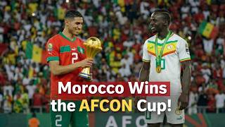 Morocco Wins The Afcon Cup