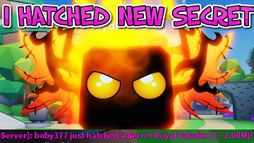 I HATCHED THE NEW SECRET ROYAL PALADIN IN MINING SIMULATOR 2 ROBLOX