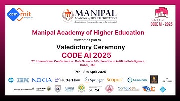 CODE AI 2025-Day2 - Keynote || Award Ceremony || International Conference || MAHE Dubai - MAHE B