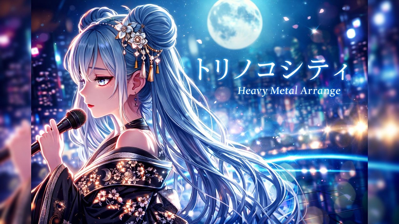 🎧【超かぐや姫！】トリノコシティ / 40mP ｜Metal Live ver.【歌ってみた】