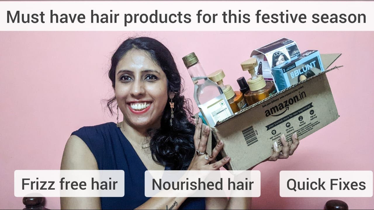 Must Have Hair Products for every girl ft Amazon Hair Oil, Shampoo