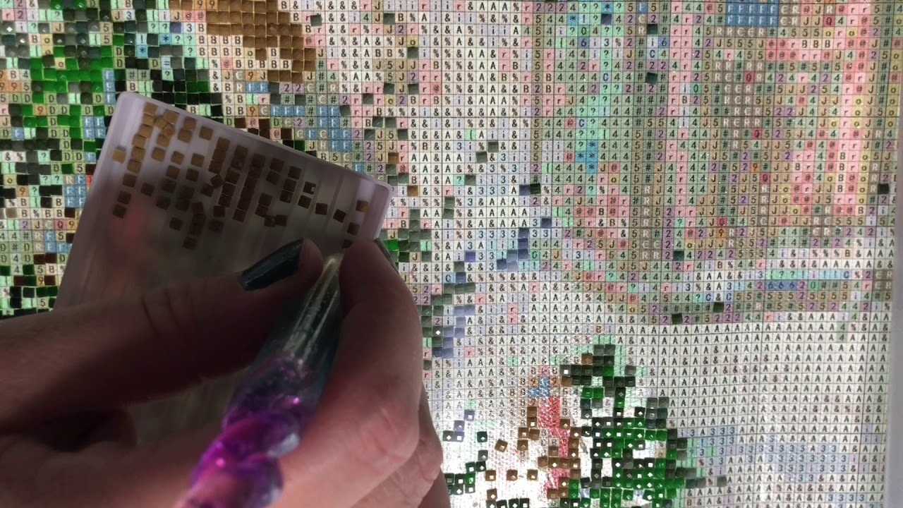 Diamond Painting: Work with me on my Wip
