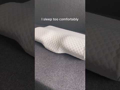 Подушка з ефектом пам’яті для здорового сну DerilPillow, 50×30×10 см, видео 1