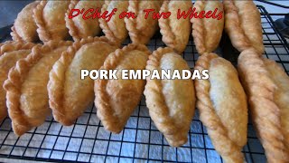 Pork Empanadas \/ easy flaky empanada dough that can be fried or baked #empanada