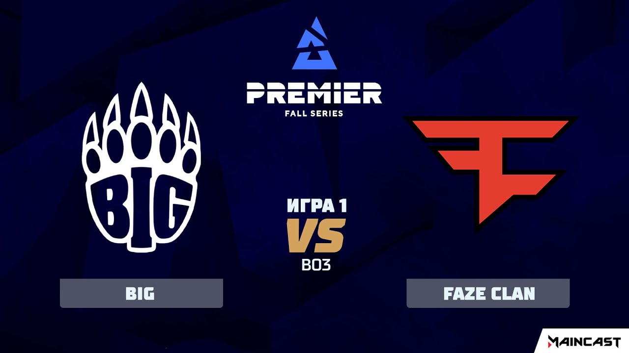 BIG vs Faze Clan [Map 1, Mirage] (Bo3) | BLAST Premier Fall Series 2020