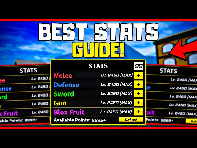 The BEST STATS Guide In Blox Fruits! | Roblox | class=