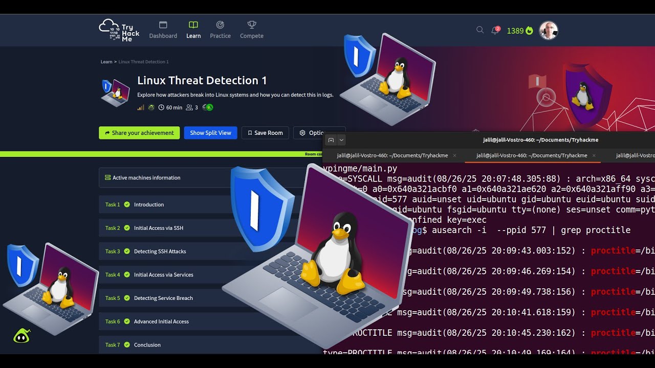 TryHackMe Linux Threat Detection 1 - Full Walkthrough 2025 - YouTube