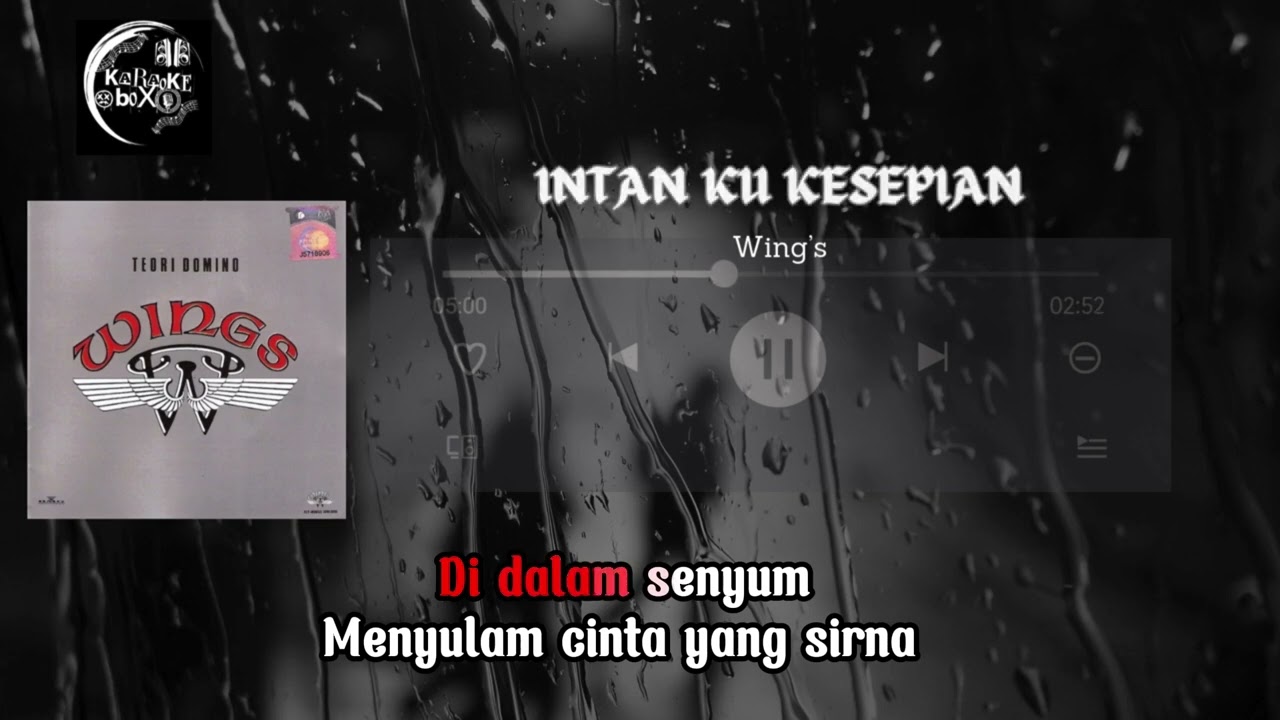 WINGS Intan Ku Kesepian ( Karaoke ) ( Minus One ) ( No Vocal )