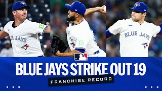 Toronto Blue Jays strike out 19 batters - A NEW FRANCHISE RECORD!