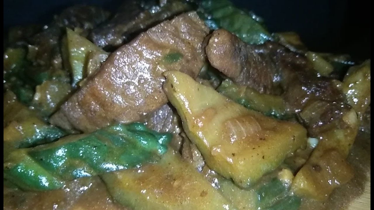 Cook Preparation Ampalaya Con Carne Ampalaya Beef with Oyster Sauce