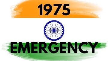 The Emergency of 1975: India