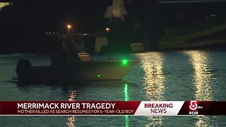 Crews searching Merrimack River for missing boy