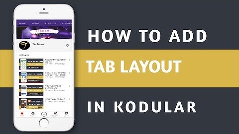 TAB LAYOUT | BOTTOM NAVIGATION