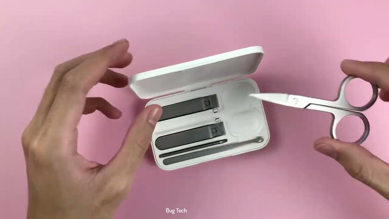 Unboxing the Xiaomi Mijia 5-piece stainless steel nail care kit
