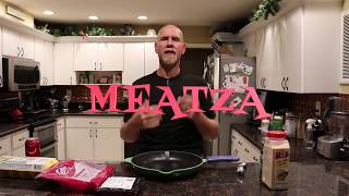 How to make a MEATZA (ground beef pizza crust)