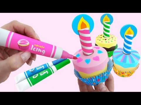 toy-magic-microwave-bake-decorate-wooden-cupcakes-&-surprise-toys-*-rainbowlearning