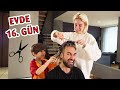 BEGÜM VE ASLAN EVDE SAÇIMI KESTİ! ✂️ 5 Dakikada Pizza Yaptım VLOG #81