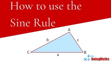 How to Use the Sine Rule - A Quick Trigonometry Maths Lesson