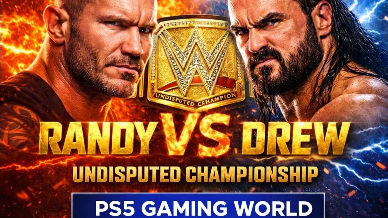 RKO vs CLAYMORE! Randy Orton vs Drew McIntyre –Elimination Chamber WAR#wwe #wrestling#ps5gaming #ps5