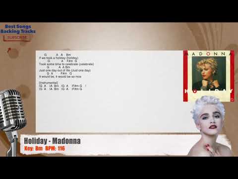 holiday---madonna-vocal-backing-track-with-chords-and-lyrics