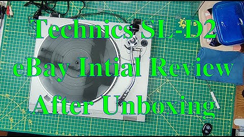 Technics SL-D2 eBay Initial Review After Unboxing