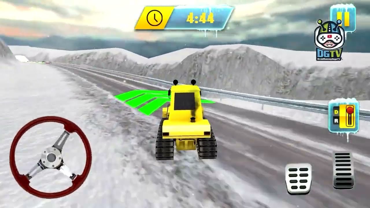 Snow Cleaning Simulator   Grand Snow Excavator Game   Android Gameplay