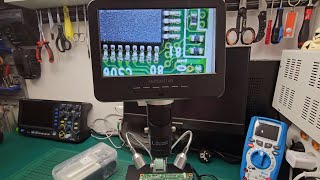 Andonstar AD246SM Digital Microscope with PC Connection - unboxing, full assembly, test and review