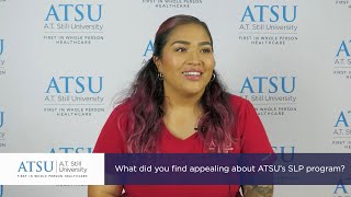 ATSU-ASHS Master of Science in Speech-Language Pathology Student Testimonial | Yasmin Melero
