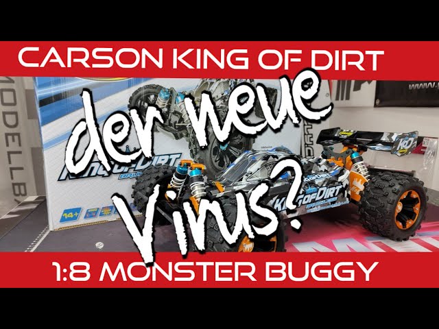 Carson 500409063 1:8 King of Dirt Buggy 4S RTR - RC Thermique, Voiture  radiocommandée, Offroad, de Haute qualité, véhicule RC, modèle RC :  : Jeux et Jouets