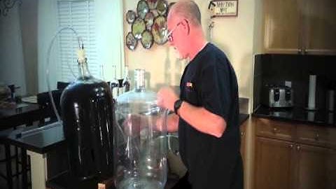 Wine Racking (wine transferring) Demo mpeg2video