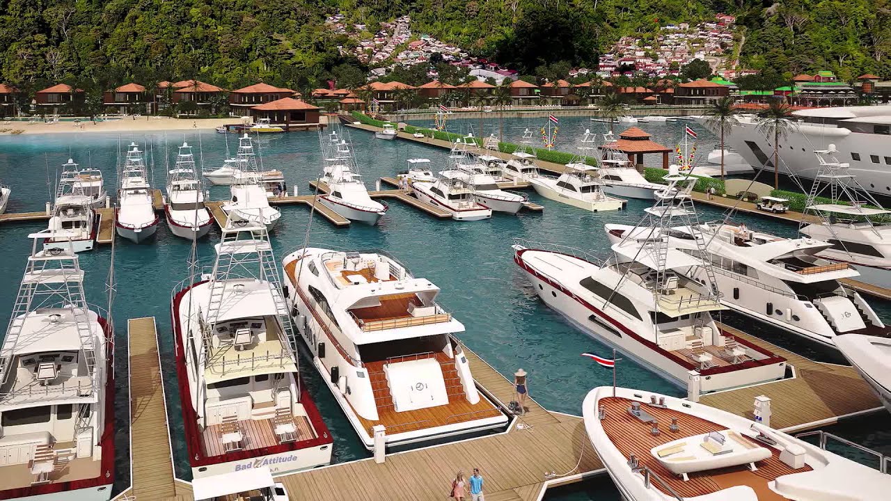 Golfito Marina Resort & Village in Costa Rica under construction