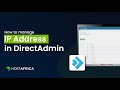 How to Manage IP address in DirectAdmin